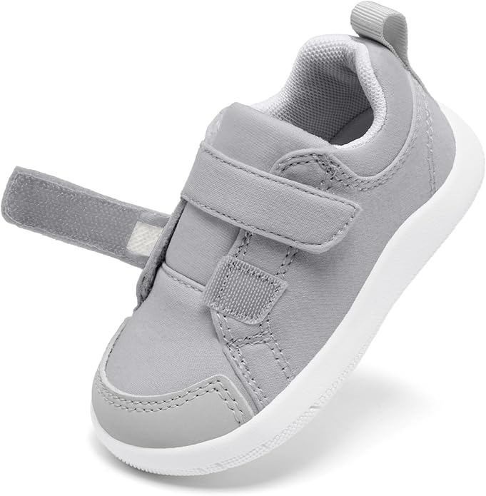 MORENDL Wide Toe Box Shoes Toddler Barefoot Shoes Baby Walking Shoe Boy Girl Non-Slip Zero Drop Minimalist Sneakers Comfort Tennis Outdoor Activities