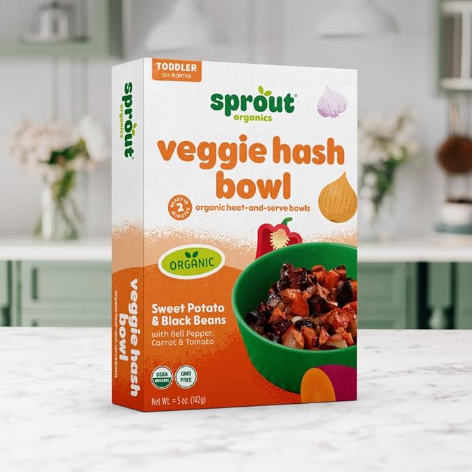 Sprout Organics, Toddler Meal, Veggie Hash (8 Count)