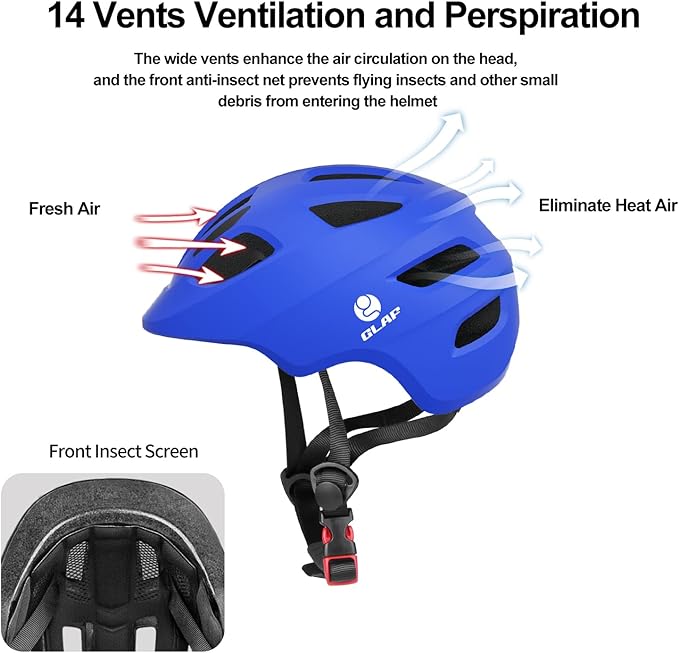 GLAF Baby Bike Helmet Toddler Helmets for 1 Year Old and up Infant Girls Boys Multi Sport Adjustable for Scooter Bicycle Kids Youth Child Skateboard Safety Cycling