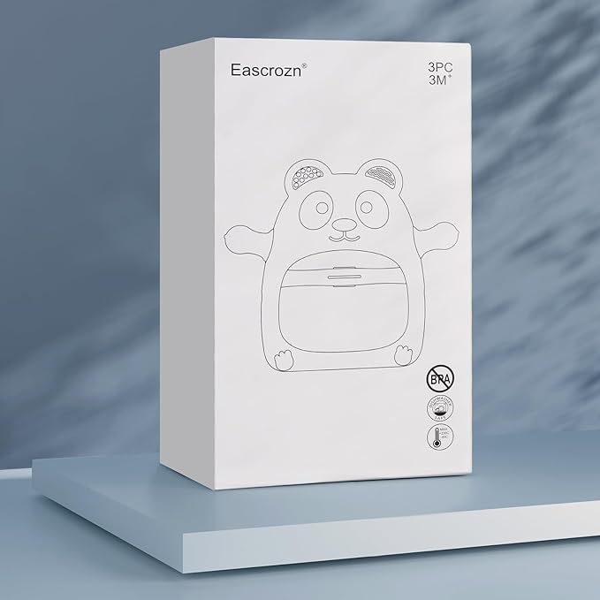 3 Pack Baby Teething Toys for 3-6 6-12 Months, Food Grade Silicone Teething Mitten, Anti Dropping Wrist Hand Teethers Baby Chew Toys for Sucking Needs, BPA Free