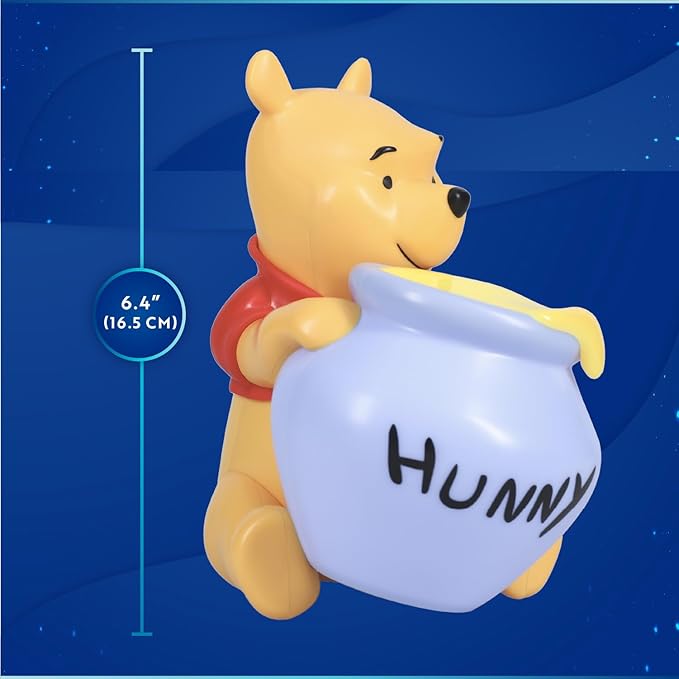 Paladone Winnie The Pooh Hunny Light - Officially Licensed Portable Night Light 16.5cm (6.4"), Disney Lamp for Nursery or Kids Bedroom