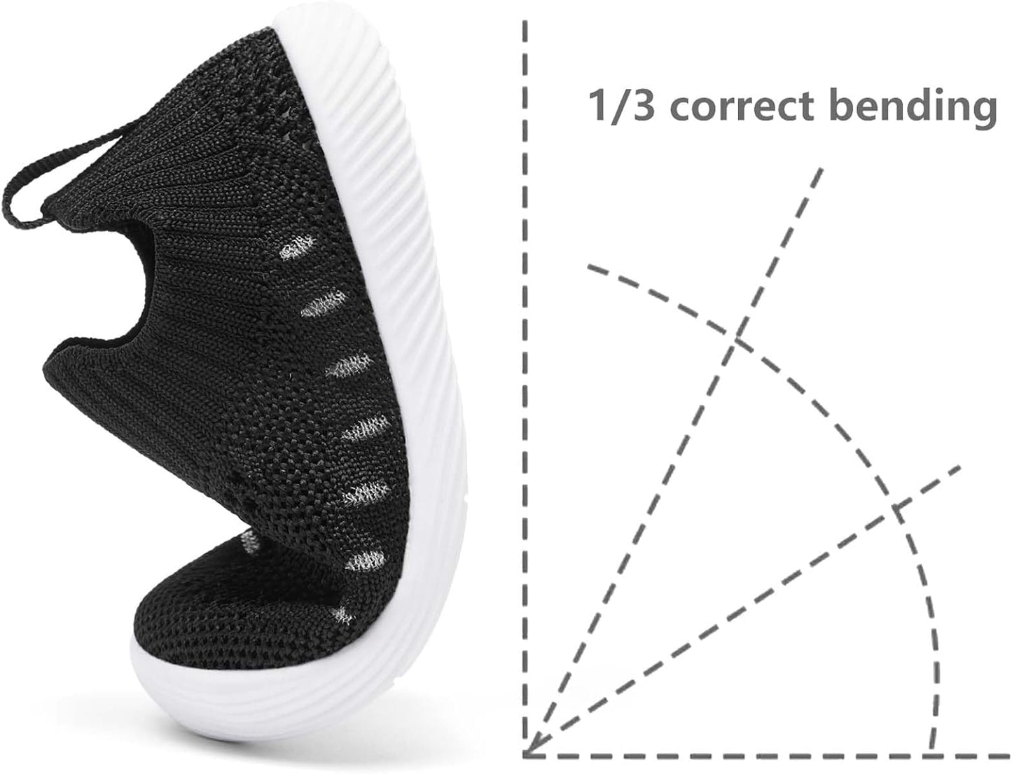 MORENDL Baby Toddler Walking Socks Non-Slip Breathable Unisex Casual Sneakers