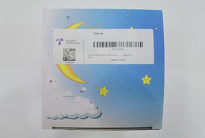 Big Size Night Light for Kids, Portable Silicone Bedside Lamp, Multicolor Light with Touch Control + Remote Control, USB Rechargeable Light for Adults/Children/Baby Bedroom/Gift - Large Fox