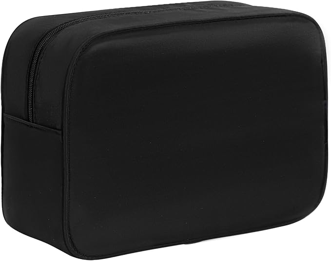 Chenille Letter Insulated Diaper Caddy Bag, Small Diaper Bag Organizer Pouch for Nursery Changing Table, New Born Baby Essential Storage Bag Diaper Pail Baby Shower Gifts for Mom To Be (Black)