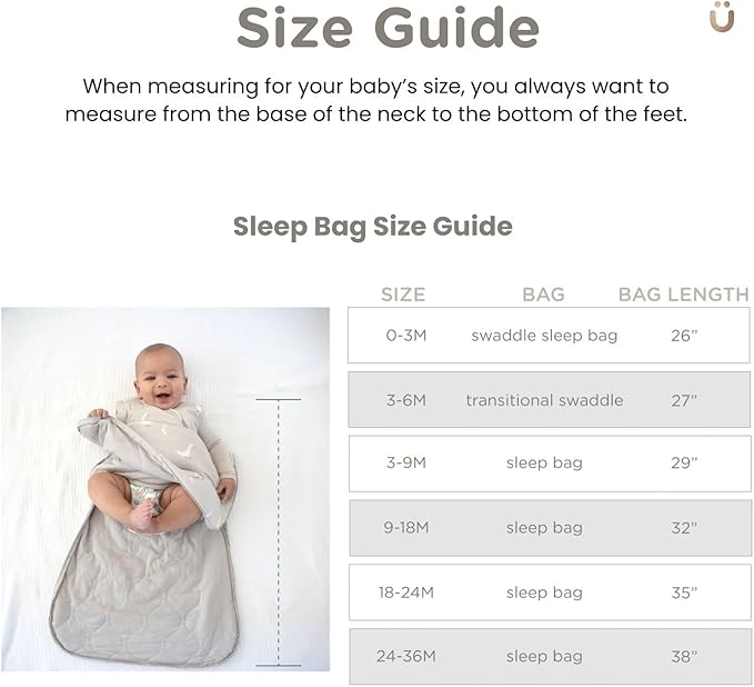GUNAMUNA Swaddle Wrap for Newborns – Arms In or Out, Easy Diaper Changes with WONDERZiP, Soft Sleep Sack, 1.0 TOG