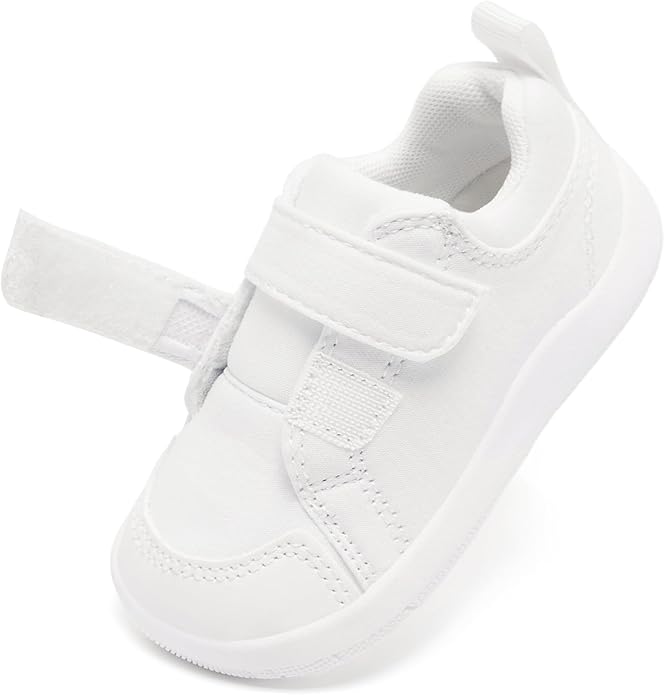 MORENDL Wide Toe Box Shoes Toddler Barefoot Shoes Baby Walking Shoe Boy Girl Non-Slip Zero Drop Minimalist Sneakers Comfort Tennis Outdoor Activities