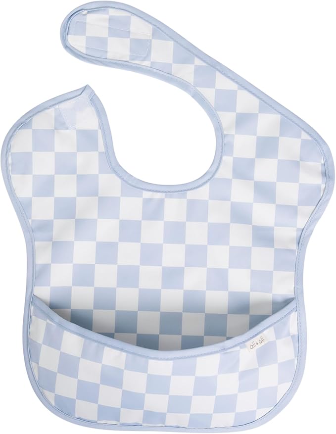 Ali+Oli Smock Bibs for Babies, BPA-Free Oeko-Tex Certified, Waterproof Baby Smock, Machine Washable, Toddlers Ages 6m+