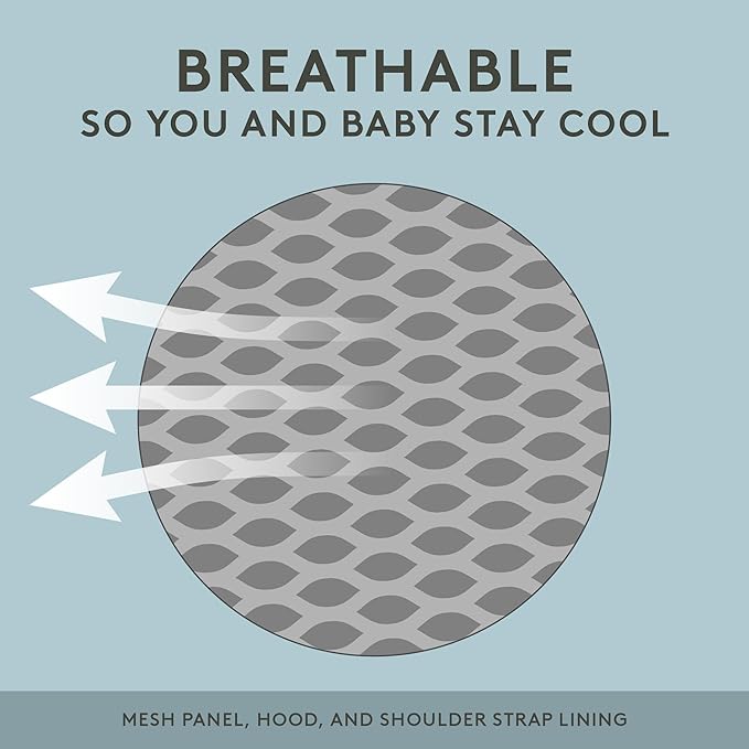 Baby Tula Standard Coast Mesh Baby Carrier Newborn to Toddler, Adjustable & Ergonomic Carrier w/Multiple Carry Positions for 15lbs to 45lbs - Breathable Lightweight Design - Urbanista (Black)