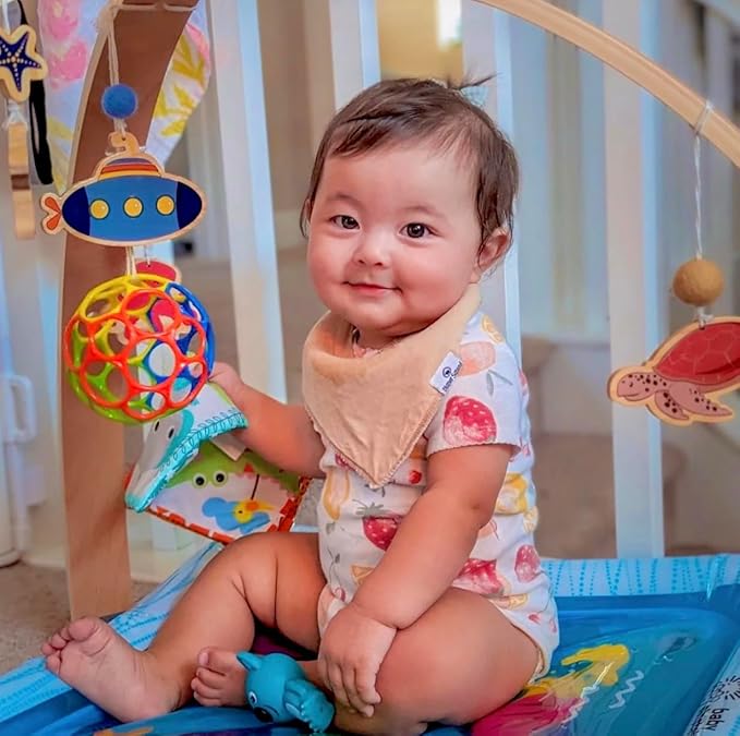 DiaperSquad's Baby Bibs for Drooling and Teething, Bibs for Boys, Baby Girl - Solid Cotton Baby Drool Bibs