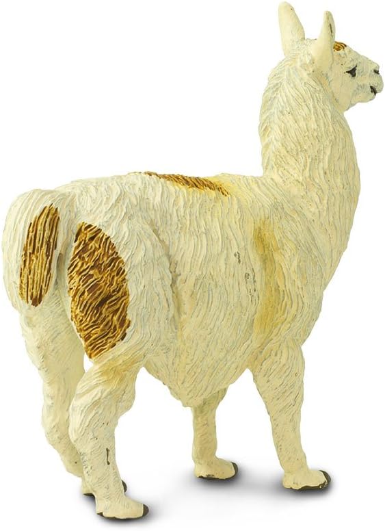 Safari Ltd. Llama Figurine - Hand-Painted Lifelike 4" Model Figure - Educational & Fun Toy for Boys, Girls & Kids Ages 3+