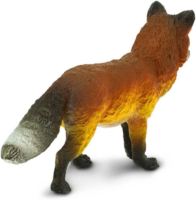 Safari Ltd. Red Fox Figurine - Detailed 3.5" Plastic Model Figure - Fun Educational Play Toy for Boys, Girls & Kids Ages 1+