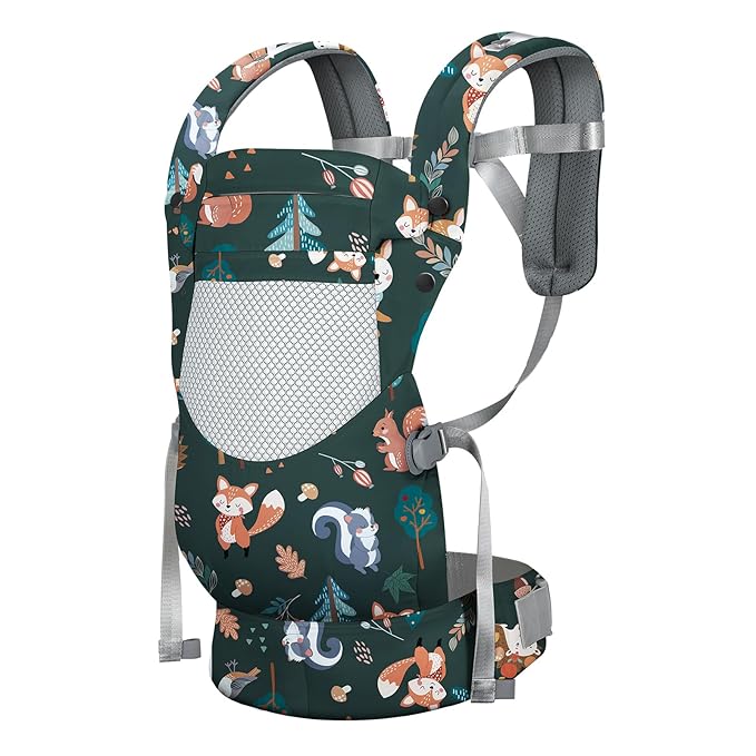 Infant Baby Front Carrier, Toddler Body Carrier, 7-66 Lbs Ergonomic Design, Lumbar Support, Lightweight Baby Chest Carriers (3-36 Months)