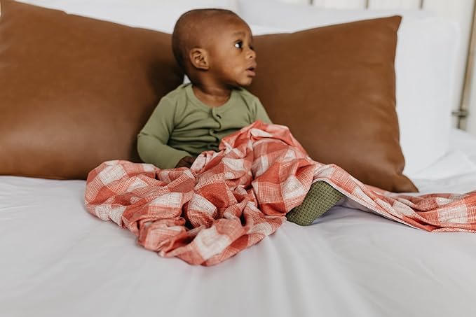 Copper Pearl Large Premium Knit Baby Swaddle Receiving Blanket Ralphie