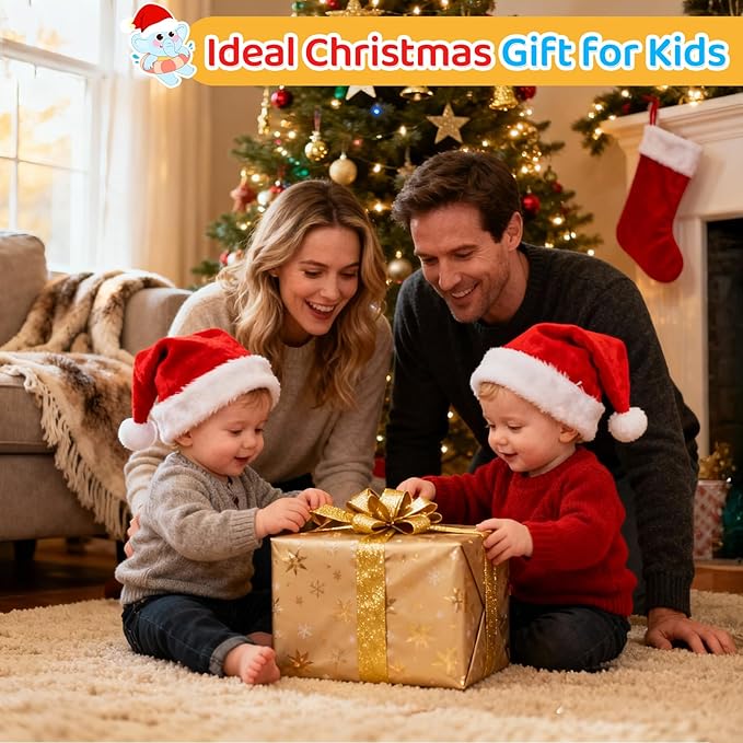 Fajiabao Baby Bath Toys for Kids Ages 1-3 8 PCS Toddler Bath Toys Mold Free with Floating Ducks & Water Toys in Bathtub for 1 2 3 4 5 6 Christmas Birthday Gifts