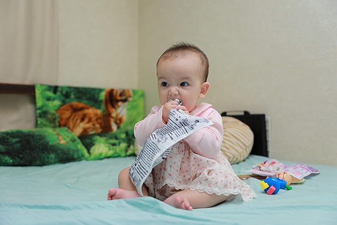 People Brain Builders: Baby Newspaper - Crinkly Baby Toy