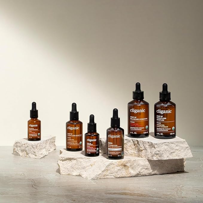 Cliganic Organic Sweet Almond Oil, 100% Pure (8oz) - for Skin & Hair, Nourishing Carrier Oil for Face & Body