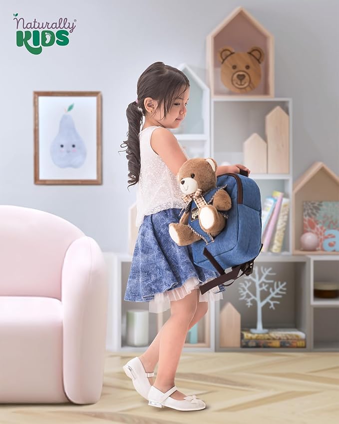 Teddy Bear Backpack, Toddler Valentines Day Gifts, Toys for Kids 3-5, Teddy Bear Stuffed Animal 2 3 4 5 Year Old Girl Boy