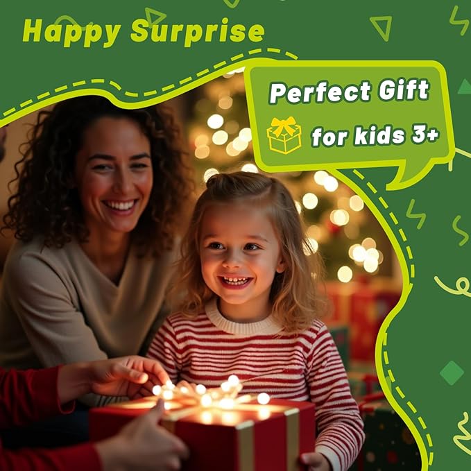 Magnetic Blocks for Toddlers 3-5, Large Magnetic Building Blocks Set, Colorful Stacking Blocks in 7 Fun Shapes, Preschool Learning Kit, Montessori & Sensory Toy for Kids Ages 3+ (14PCS)