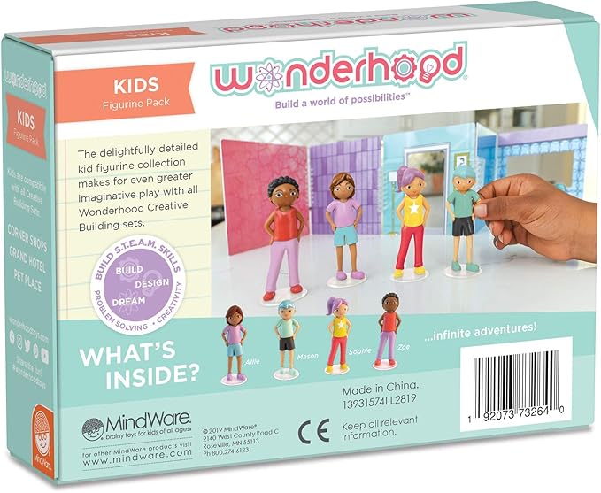 MindWare WONDERHOOD Figurines Original Character Set