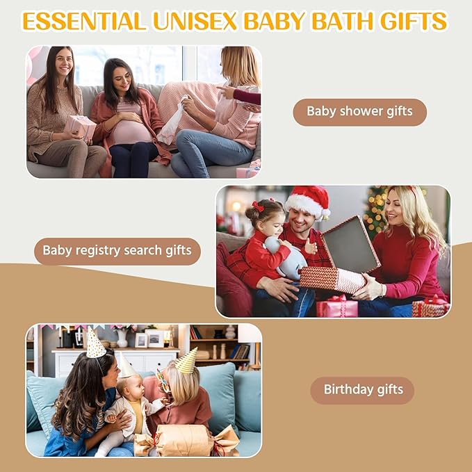 Inflatable Baby Bathtub Built-in Air Pump, Portable Travel Baby Bath Tub, Blow up Toddler Pool Seats for Babies Sitting up, Foldable Bathing Infant Shower Basin for Newborn 3 Months and up (Dinosaur)