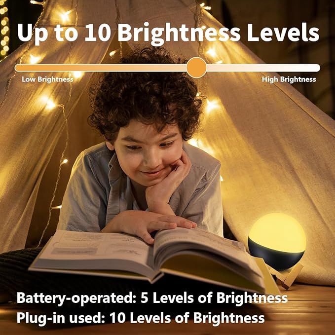 Portable Small Sound Machine Baby Night Light White Noise Machine with 12 Color Night Lights 30 Soothing Sounds Auto-Off Timer Adjustable Brightness for Baby Kids Adult & Home Office and Travel