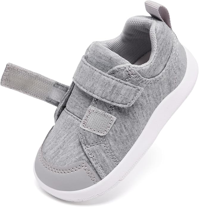 MORENDL Wide Toe Box Shoes Toddler Barefoot Shoes Baby Walking Shoe Boy Girl Non-Slip Zero Drop Minimalist Sneakers Comfort Tennis Outdoor Activities