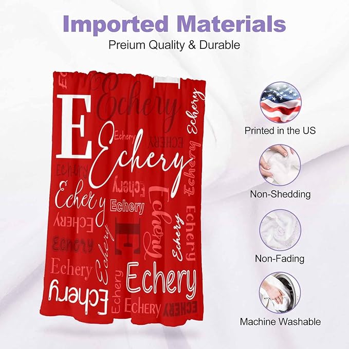 Personalized Baby Blanket, Name Blankets Personalized Kids Gifts Customized Name Blanket for Girls Personalized Baby Blankets for Girls