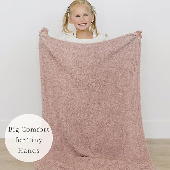 SARANONI Bamboni Luxury Baby Blanket | Cozy & Soft Plush Receiving Blankets | Perfect for Girls & Infant Baby Boy Blankets | Pink - 30” x 40"