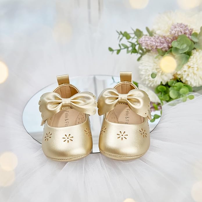Soft Sole Baby Shoes - Infant Baby Walking Shoes Moccasins Rubber Sole Crib Shoes