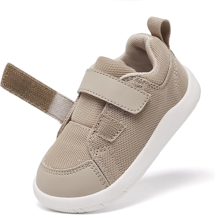 MORENDL Wide Toe Box Shoes Toddler Barefoot Shoes Baby Walking Shoe Boy Girl Non-Slip Zero Drop Minimalist Sneakers Comfort Tennis Outdoor Activities