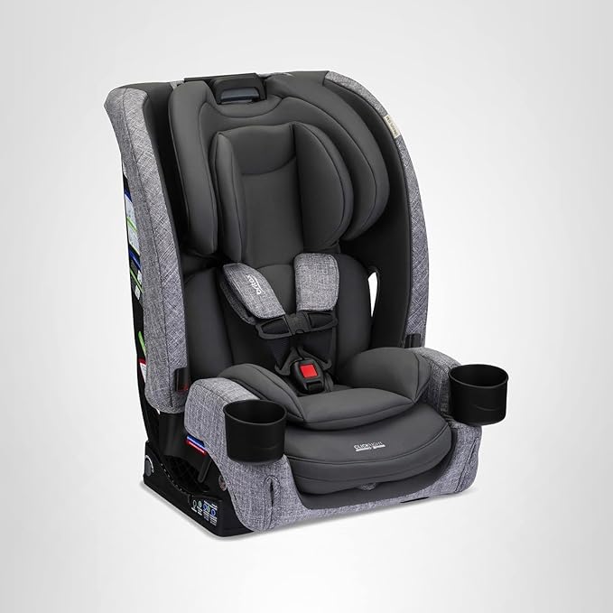 Britax One4Life Slim All-in-One Car Seat, 10 Years of Use, 17.5” SpaceSaver Design, Converts from Rear-Facing Infant Car Seat to Forward-Facing Booster Seat, ClickTight Installation, Mineral Gray