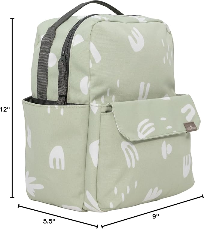 RED ROVR Mini Roo Lightweight Backpack | 6 pockets for everyday essentials (Pear Doodle)