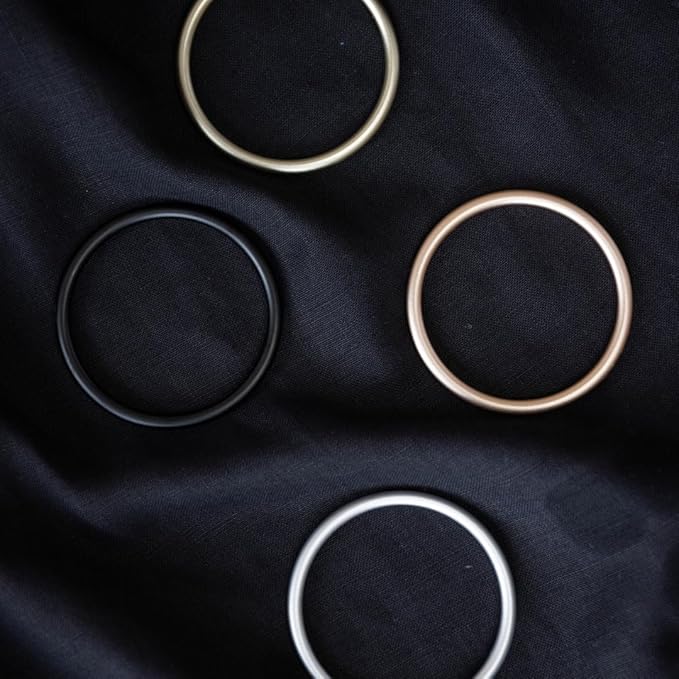 WildBird - Ring Sling Baby Carrier - Newborn to Up to 35 lbs - for Moms, Dads & Caregivers - 100% Natural Belgian Linen Fibers - Versatile & Adjustable - 90” Size - Raven Fabric & Rose Gold Ring