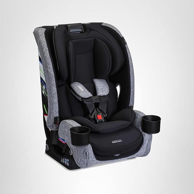 Britax One4Life Slim All-in-One Car Seat, 10 Years of Use, 17.5” SpaceSaver Design, Converts from Rear-Facing Infant Car Seat to Forward-Facing Booster Seat, ClickTight Installation, Raven Black