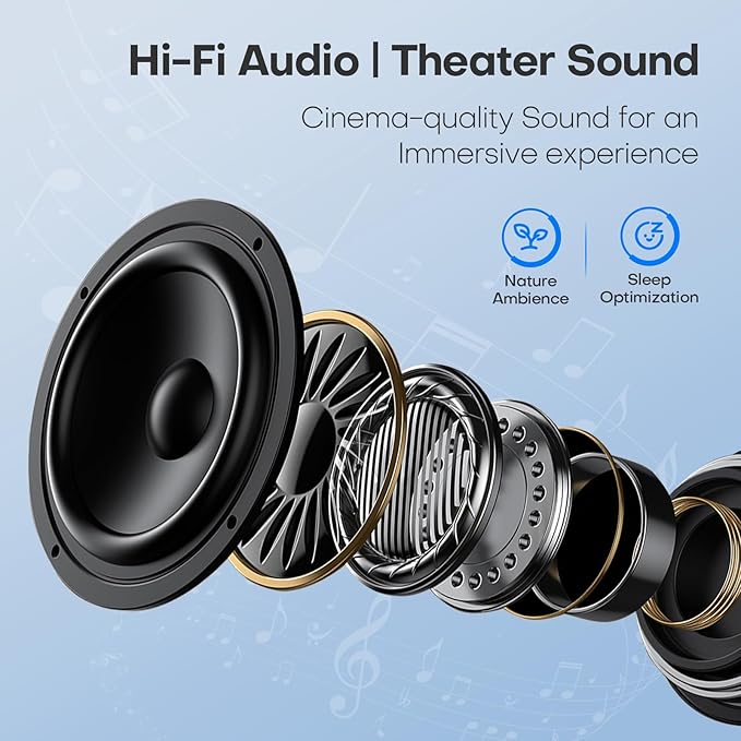 White Noise Sound Machine,buluoushen Sound Machine for Sleep with 24 Soothing Sounds,Sleep Sounds for Adults Baby Kids,Travel Sound Machine for Sleep,Mini and Portable