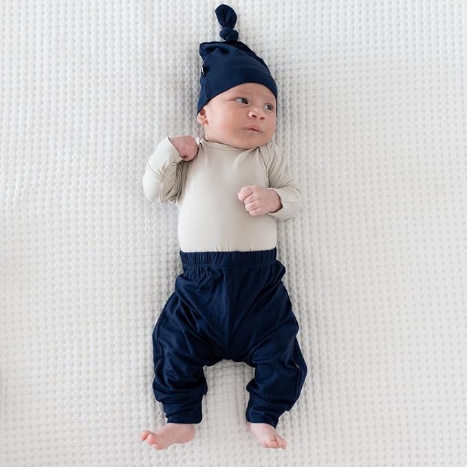 KYTE BABY Unisex Bamboo Rayon Baby Beanie Soft Knotted Cap