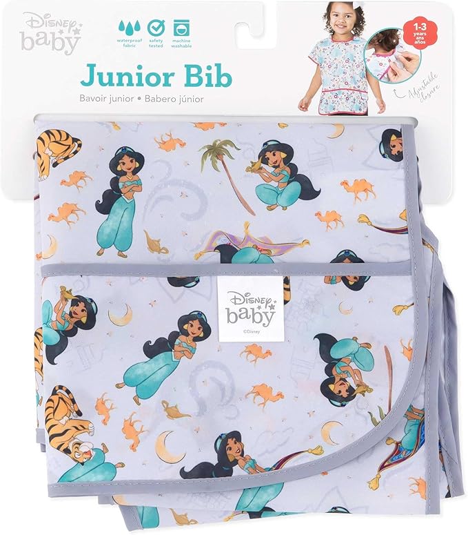 Bumkins Bibs - Toddler Bibs, Waterproof, Large for 1-3 Years, Short Sleeve