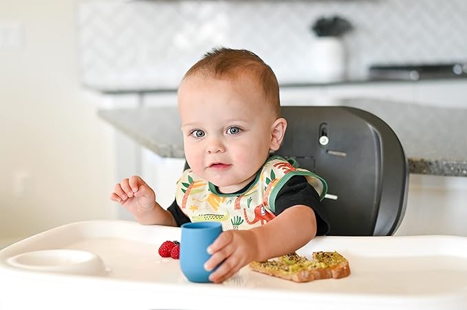 BapronBaby Animal Prints Bapron - No Neck Tie Safer Bib - Baby & Toddler - Soft Waterproof - PVC, BPA & Phthalate Free - 6m+