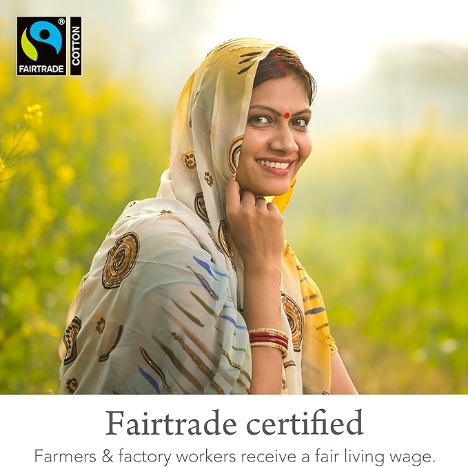 Kishu Baby Indi Organic Baby Bandana Bibs – Fairtrade 4-Way Reversible Drool Bibs for Boys & Girls – Unisex (Set of 5)