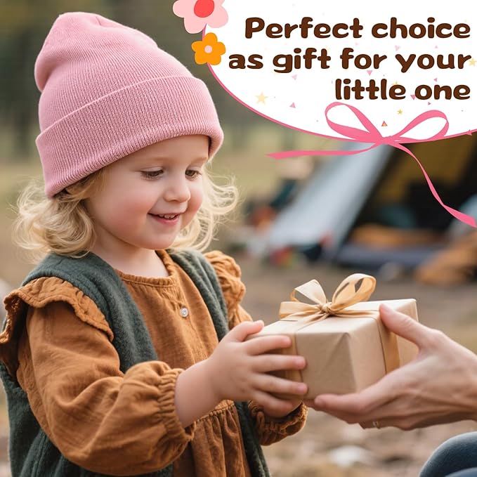 ZOORON Toddler Beanie Baby Beanies for Boys Girls Kids Winter Hats Children Knit Warm Caps 0-12years