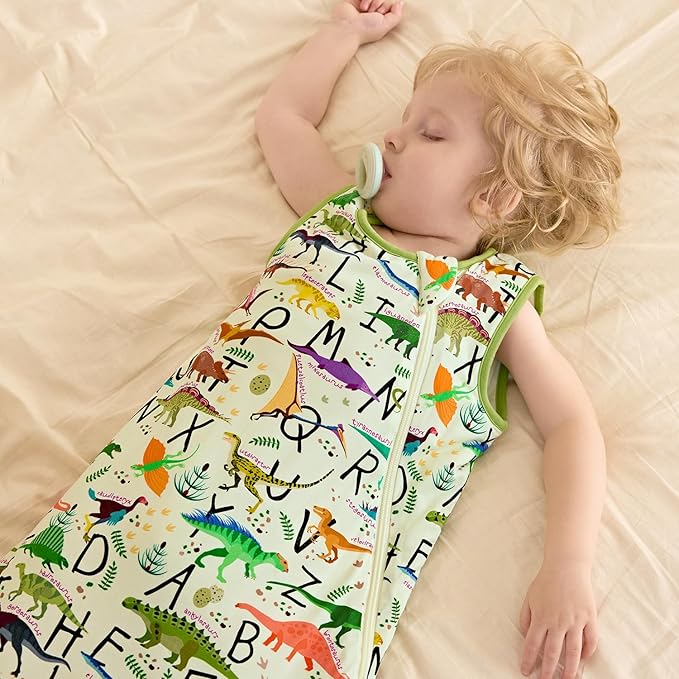 Bamboo Viscose Sleep Sack for Babies and Toddlers 1.0 Tog Wearable Blanket 2-Way Zipper Baby Shower Gifts