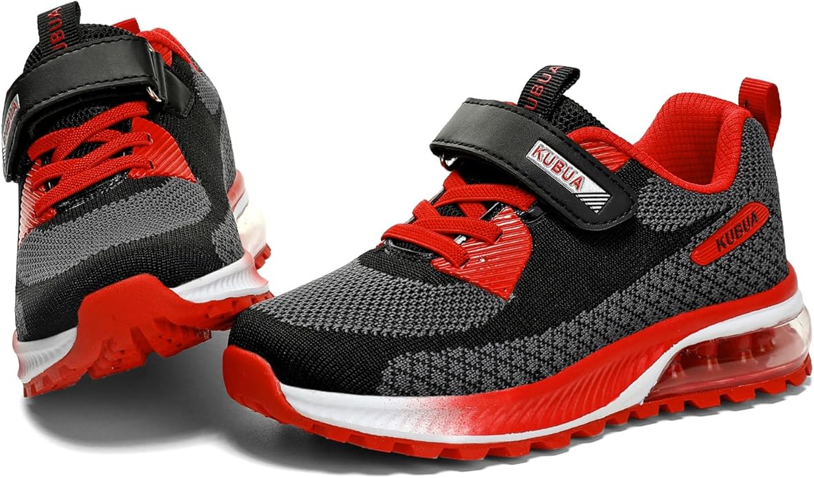 KUBUA Kids Sneakers for Boys Girls Running Tennis Shoes Lightweight Breathable Sport Athletic