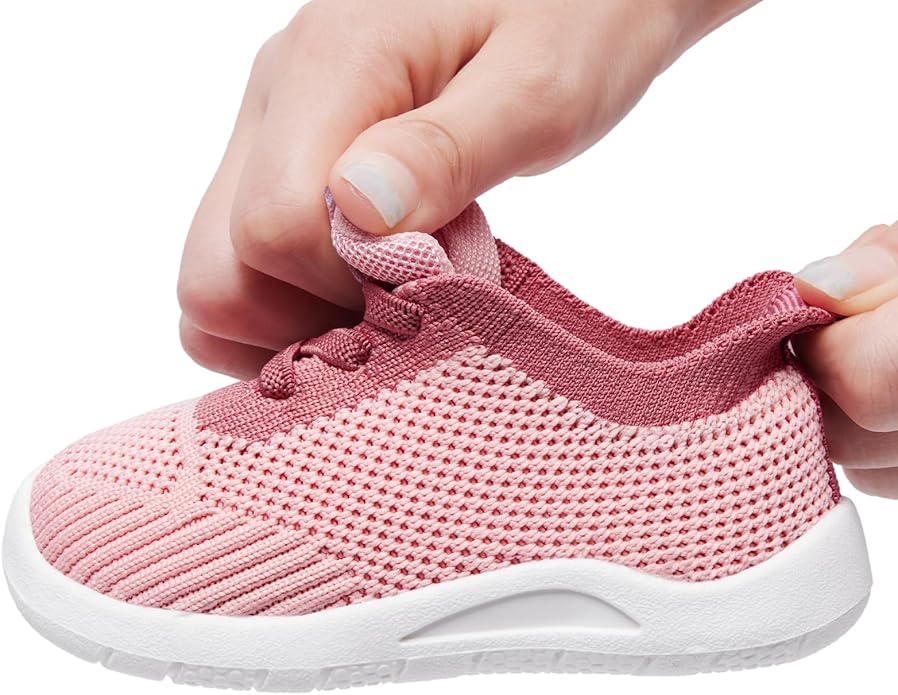 MORENDL Toddler Shoes Baby Walking Sock Shoes Infant Sneakers 0-4 Years Boy Girl Barefoot Tennis Shoe Non-Slip Brethable