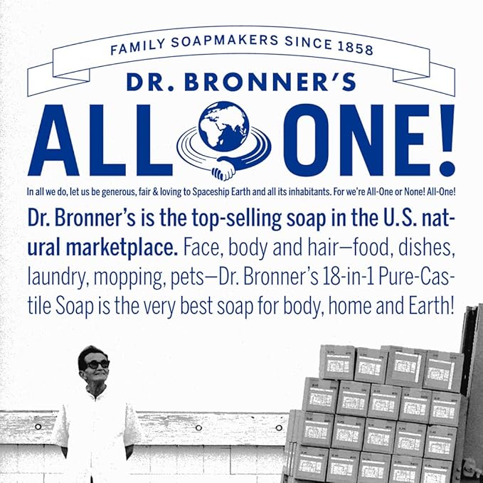 Dr. Bronner's - Organic Magic Balm - Baby Unscented, Made with Organic Beeswax & Hemp Oil, Moisturizes & Soothes Hands, Face & Body (2 oz, 2-Pack)