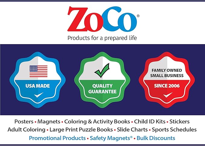 Safety Magnets by ZOCO – 100-Pack Custom CPR & Choking First Aid Magnet – 8.5"x11" Laminated Cards – Personalized with Logo – Branded Safety Handout for Offices, Caregivers & Healthcare
