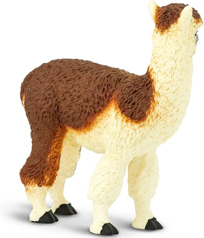 Safari Ltd. Alpaca Figurine - Detailed 3.75" Plastic Model Figure - Fun Educational Play Toy for Boys, Girls & Kids Ages 3+