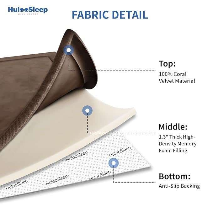 Baby Play Mat for Floor,1.3" Thick Memory foam Tummy Time Mat for Toddlers,Infants,kids,Water-Repellent Soft Nursery Rug ,71"×79" Extra Large Non Slip for Crawling&Yoga,Tatami Style for Living Room(Dark Brown)