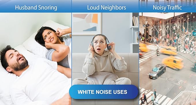 Riptunes White Noise Sound Machine w/ 28 Soothing Sounds, SM128 Enjoy Your Sleep with This Great Noise Machine