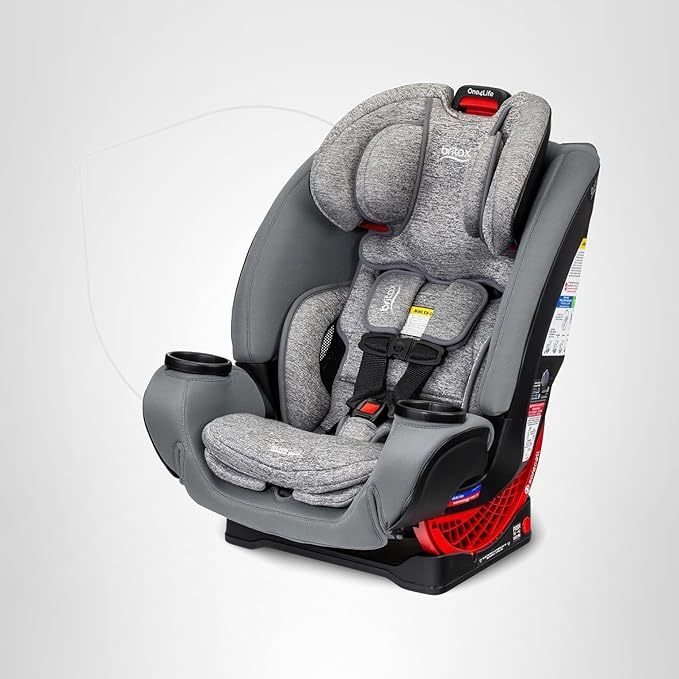 Britax One4Life Convertible Car Seat, 10 Years of Use from 5 to 120 Pounds, Converts from Rear-Facing Infant Car Seat to Forward-Facing Booster Seat, Performance Fabric, Cool N Dry Moonstone
