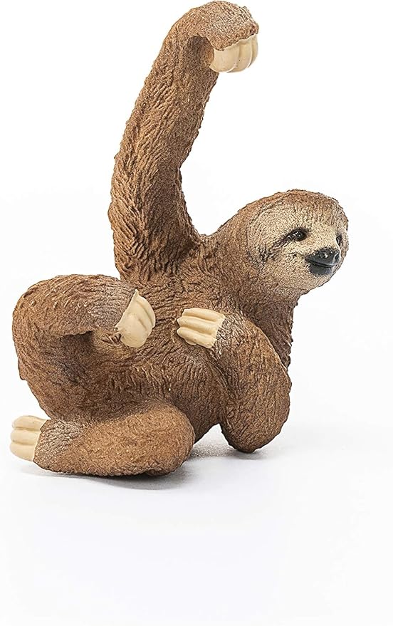 Schleich Wild Life, Wild Animal Jungle Toys for Boys and Girls Ages 3 and above, Sloth Toy Figurine